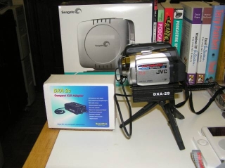 JVC Camcorder, BeachTek DXA-2s