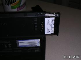 Hard drive coming out