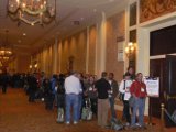 The Press Reception line at 3:45
